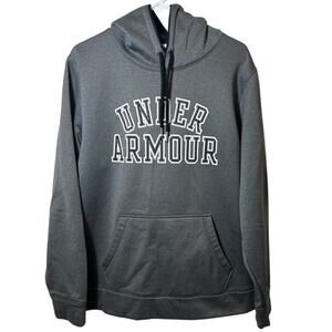 Under Armour Hoodie Sweatshirt With Kangaroo Pocket Mens Large Gray